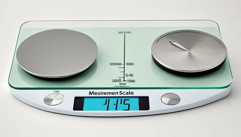 Kitchen scale showing grams to pounds conversion